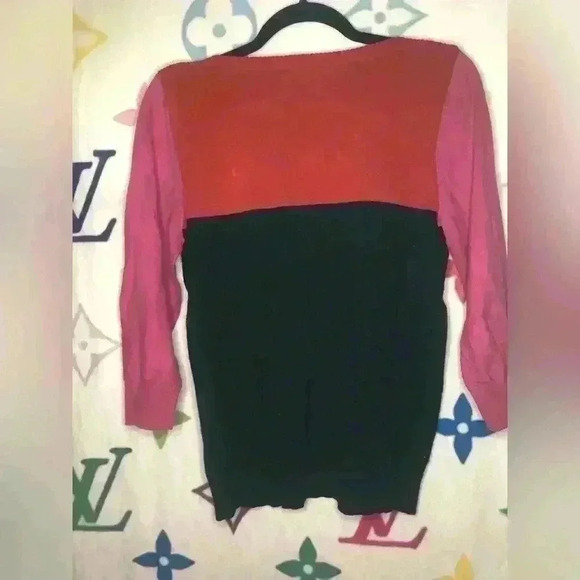 Color Block Drop Shoulder Sweater - Picture 3 of 3